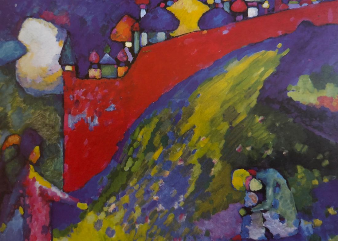 Vassily Kandinsky, composition aux formes colorées